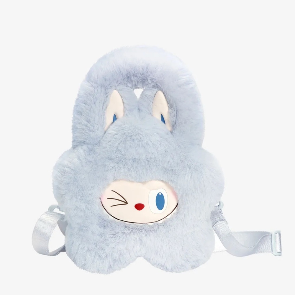 (Sealed) Authentic Labubu THE MONSTERS Classic Series-Plush Flower Bag (blue)